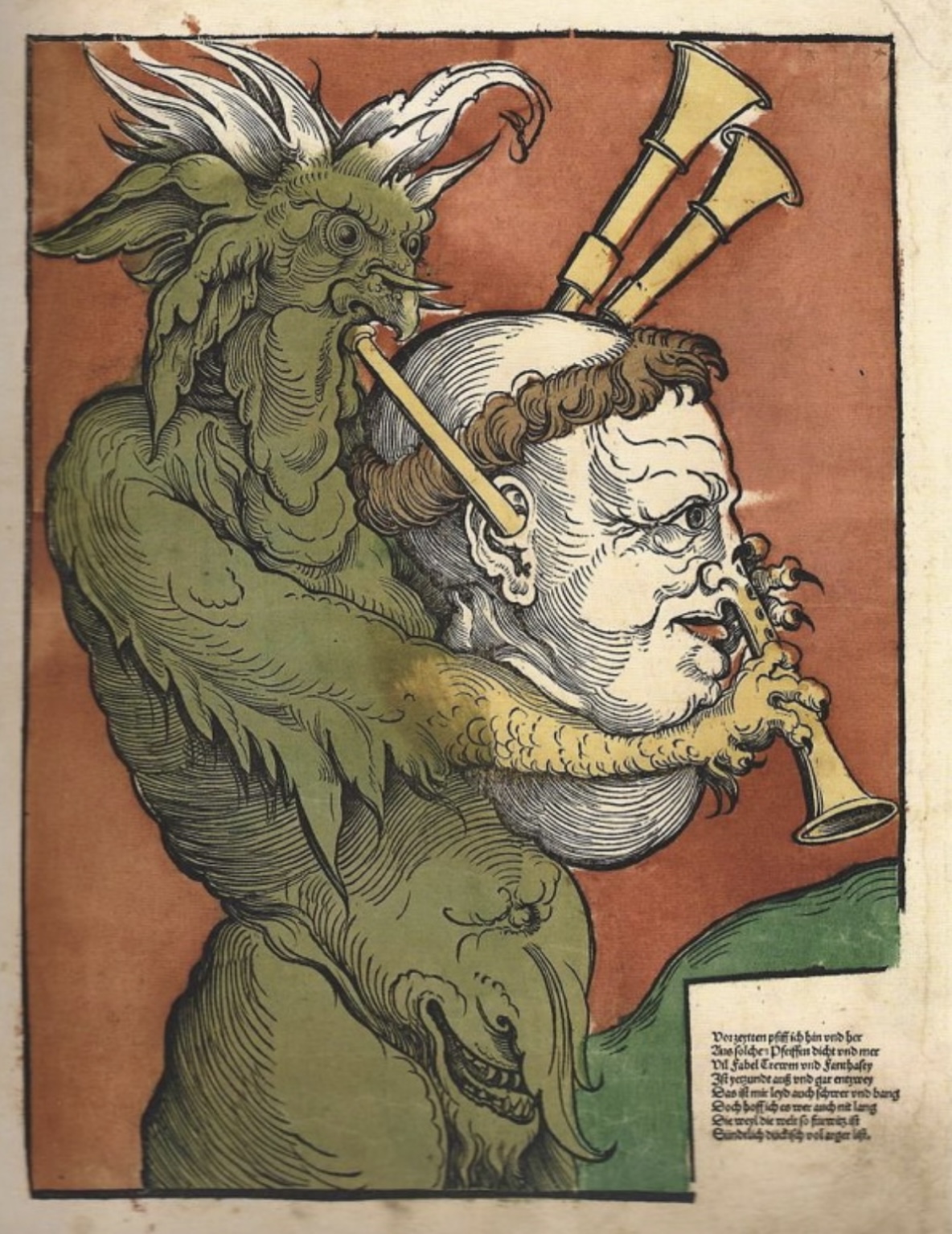 Historische Lutherkarikatur