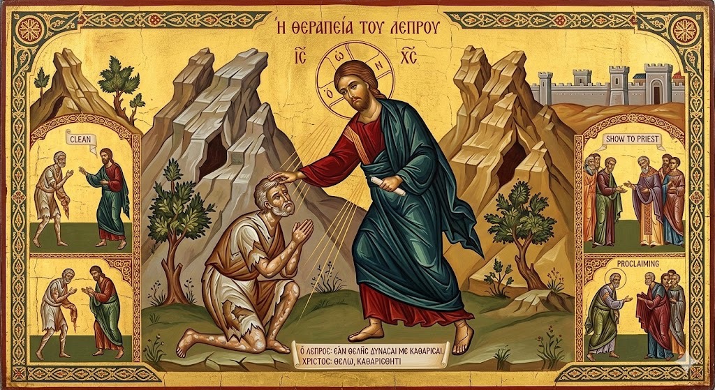 Ikone von der Heilung des Aussärtigen